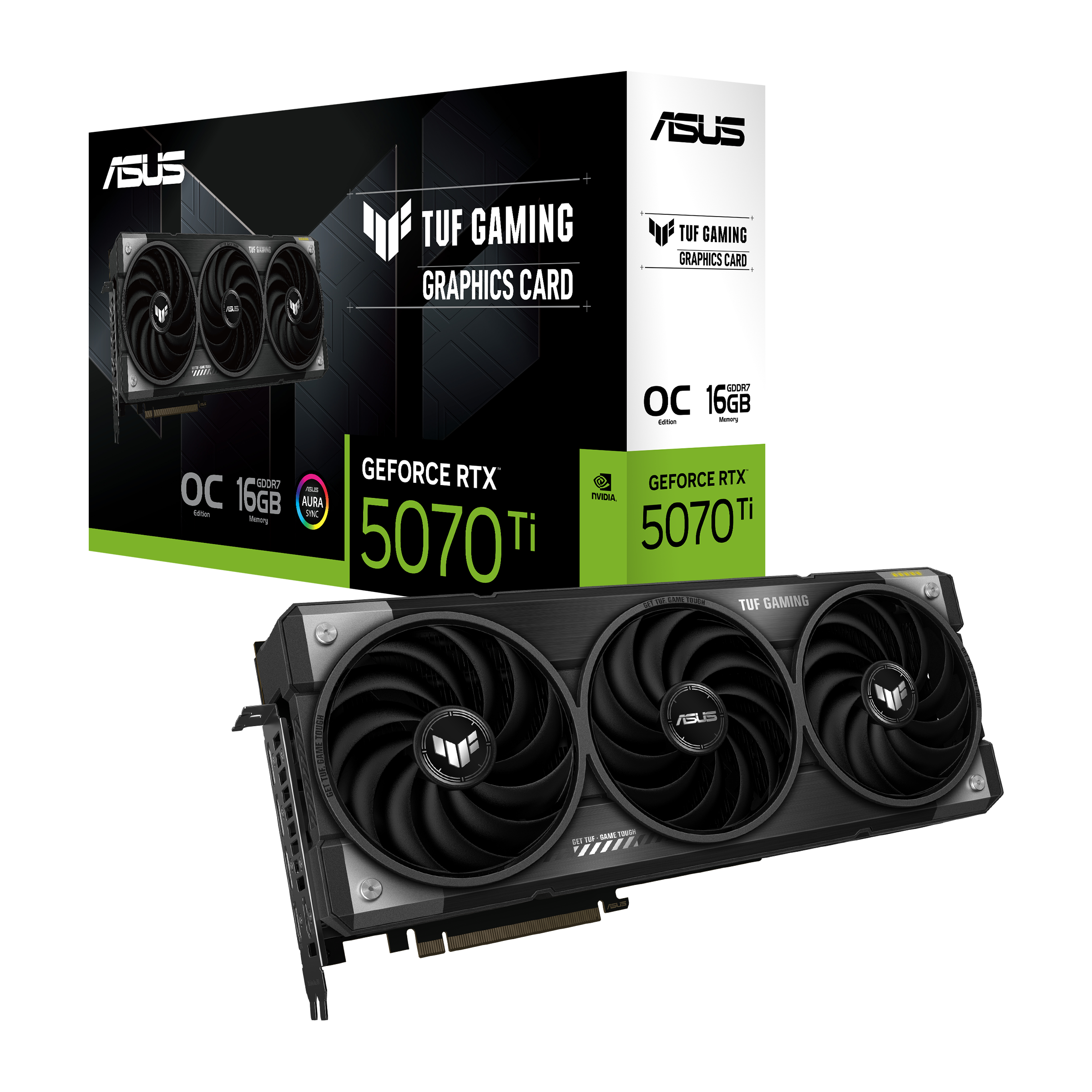 ASUS TUF Gaming GeForce RTX™ 5070 Ti 16GB GDDR7 ASUS TUF Gaming GeForce RTX™ 5070 Ti 16GB GDDR7